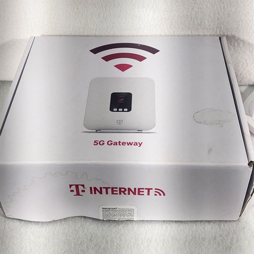 T-Mobile 5G Gateway Modem Router WiFi With Stand/Charger White Open Box TMO-G4AR